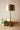Tall Antique Brass Gold Metal Table Lamp