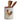 ceramic rooster utensil crock caddy container